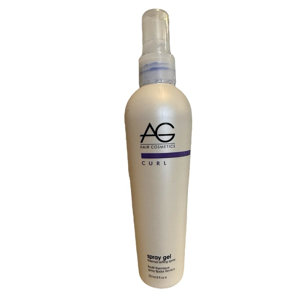 AG Curl Spray Gel Thermal Setting Spray 8 oz | New